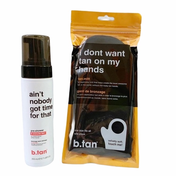 b.tan ain't nobody got time w/tan mitt - Picture 1 of 11